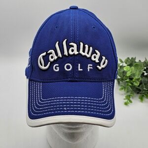Callaway Golf Hat FT-5 Tour Fitted Performance Cap‎ Blue White Men's OSFA